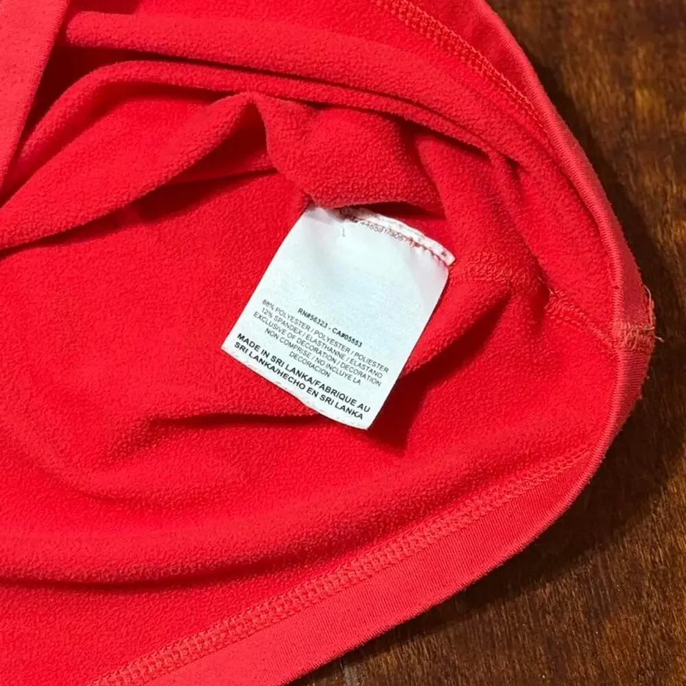 Nike pro orange quarter zip